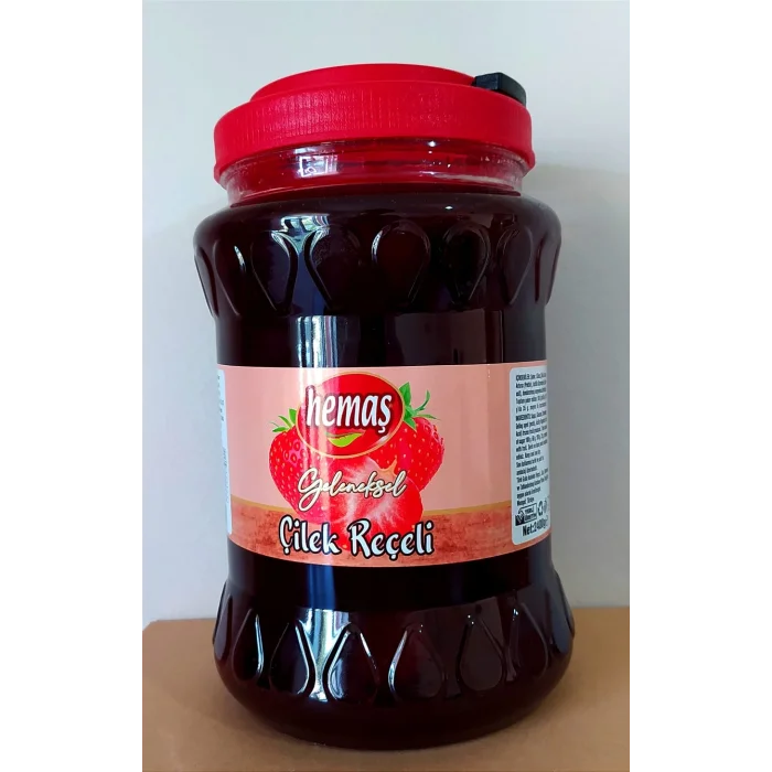 HEMAŞ ÇİLEK REÇELİ PET 2400 GR X6