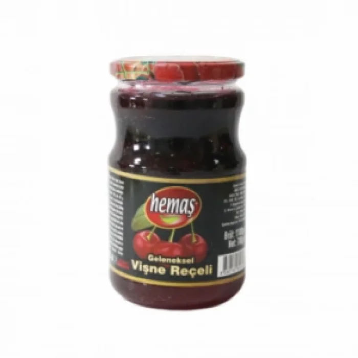 HEMAŞ VİŞNE REÇELİ 780 GR KVN.*12