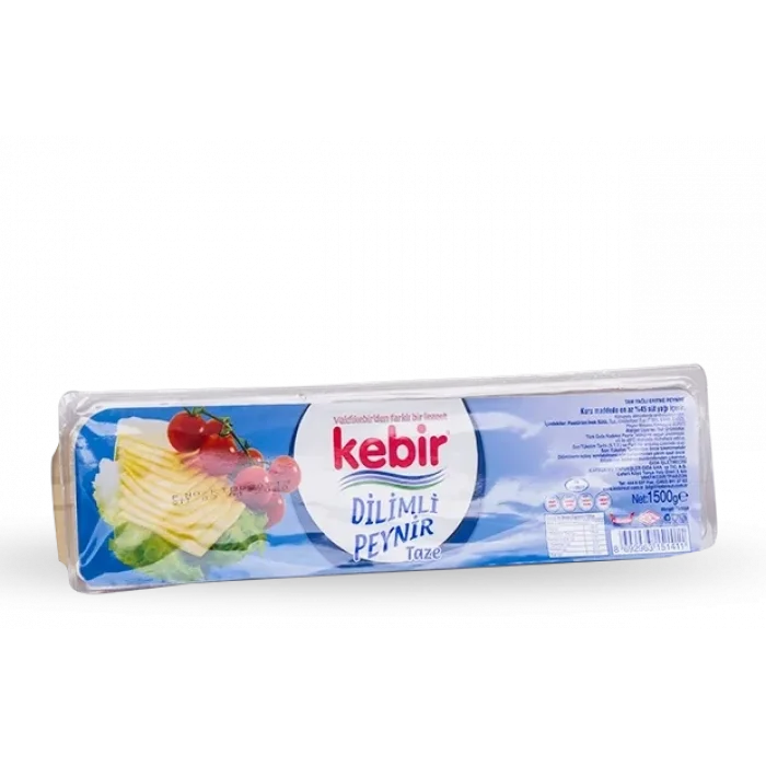 KEBİR DİLİMLİ TOST (ERİTME) PEYNİR 1500g X6