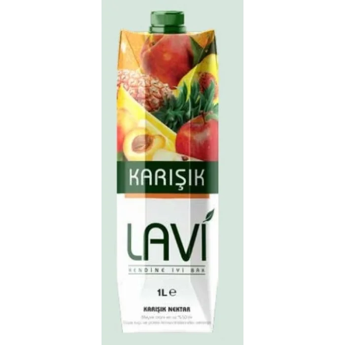 LAVİ TETRAPAK KARIŞIK NEKTAR 1 LT X12