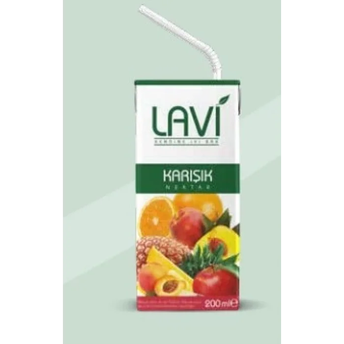 LAVİ TETRAPAK KARIŞIK NEKTAR 200 ML X 27
