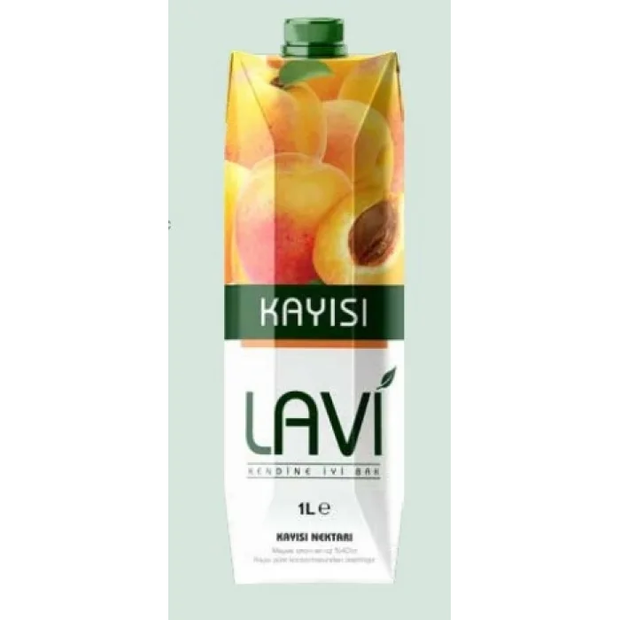 LAVİ TETRAPAK KAYISI NEKTAR 1 LT X12