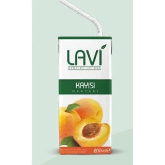 LAVİ TETRAPAK KAYISI NEKTAR 200 ML X 27