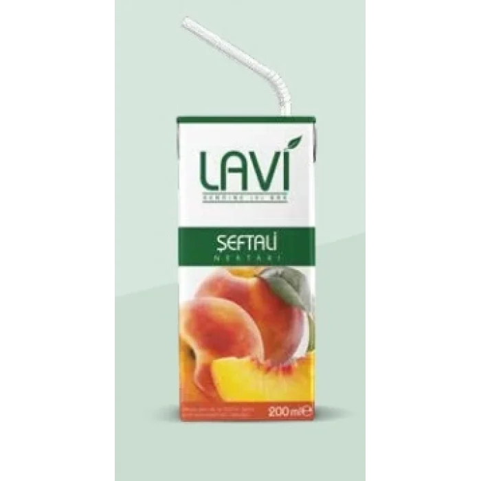 LAVİ TETRAPAK ŞEFTALİ NEKTAR 200 ML X 27