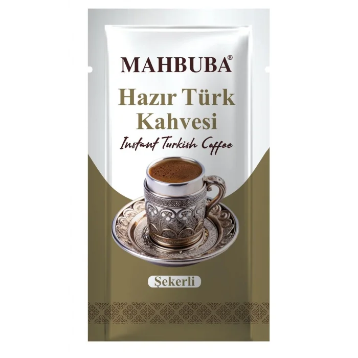 MAHBUBAHAZIR TÜRK KAHVESİ ŞEKERLİ 9 GR 24X12
