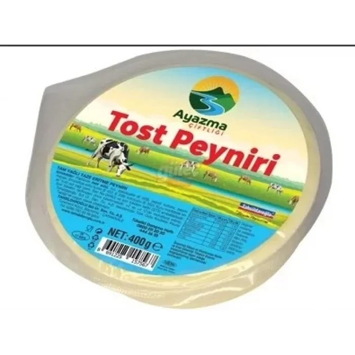 TAH AYAZMA ÇİFTLİĞİ TOST PEYNİRİ 400 GR X12