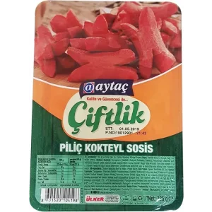 AYTAÇ ÇİFTLİK PİLİÇ KOKTEYL SOSİS 225GR*6