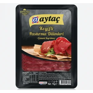 AYTAÇ KEYİFLİ PASTIRMA DİLİMLERİ 75GR*12