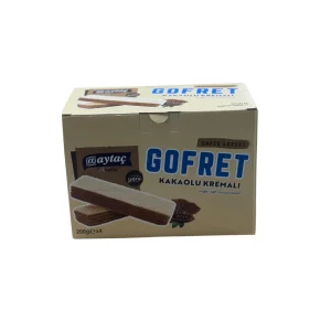 AYTAÇ KAKAOLU KREMALI GOFRET 800 GR X8