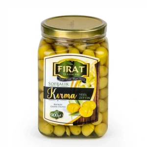 FIRAT 260-290 YEŞİL KIRMA ZEYTİN 900GR X 6