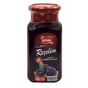 GÜLSAN BÖĞÜRTLEN REÇELİ CAM 700 GR X 6
