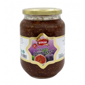 GÜLSAN İNCİR REÇELİ CAM 1000 GR X 6