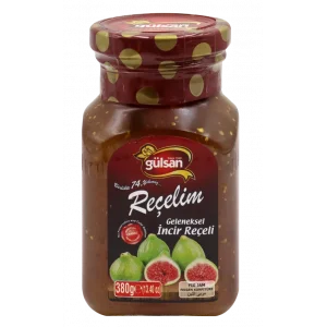 GÜLSAN İNCİR REÇELİ CAM 380 GR X 12