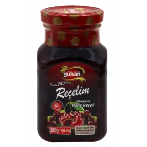 GÜLSAN VİŞNE REÇELİ CAM 380 GR X 12