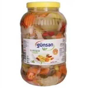GÜNSAN KARIŞIK TURŞU KOVA 4,2 KG X4