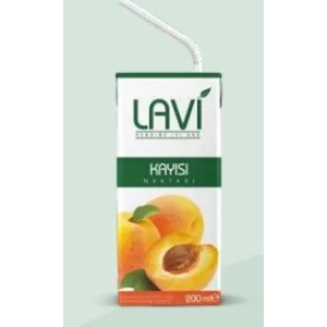 LAVİ TETRAPAK KAYISI NEKTAR 200 ML X 27