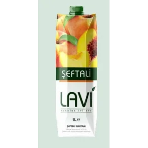 LAVİ TETRAPAK ŞEFTALİ NEKTAR 1 LT X12