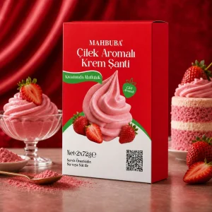 MAHBUBA ÇİLEK AROMALI KREM ŞANTİ 72 GR X 24