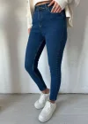 Mavi Yüksek Bel Pantolon Skinny Jeans