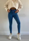 Açık Mavi Yüksek Bel Pantolon Skinny Jeans