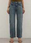 Premium Tint Blue Mom Fit Jeans