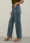 Premium Tint Blue Mom Fit Jeans