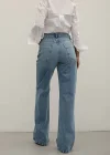 Premium Yıkamalı Wide Leg Jeans
