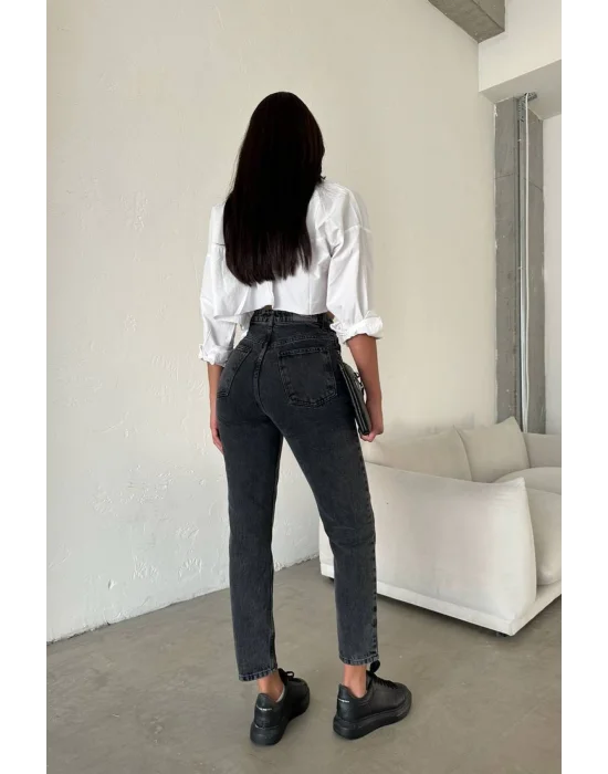Premium Füme Mom Jeans