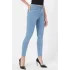 Toz Mavi Yüksek Bel Pantolon Skinny Jeans