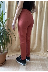 Renkli Mom Jean