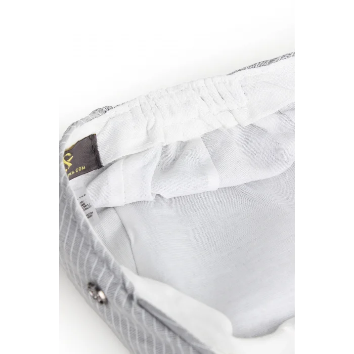 Erkek Yazlık Kasket Şapka - Keten İnce Yazlık Kumaş Lastikli Bedensiz Model, Dayanıklı Kumaş, Desenli İç Astar