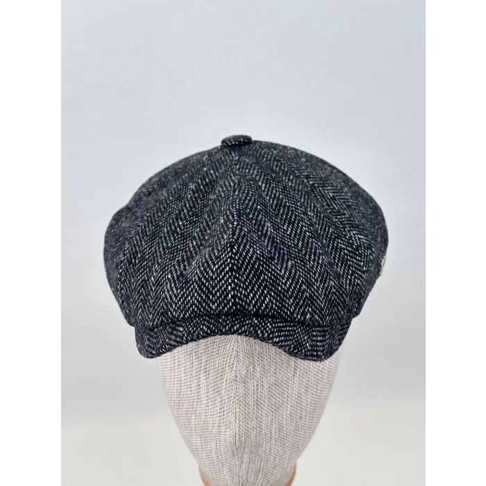 Kışlık Kasket Şapka – Şık Balıksırtı Dokuma