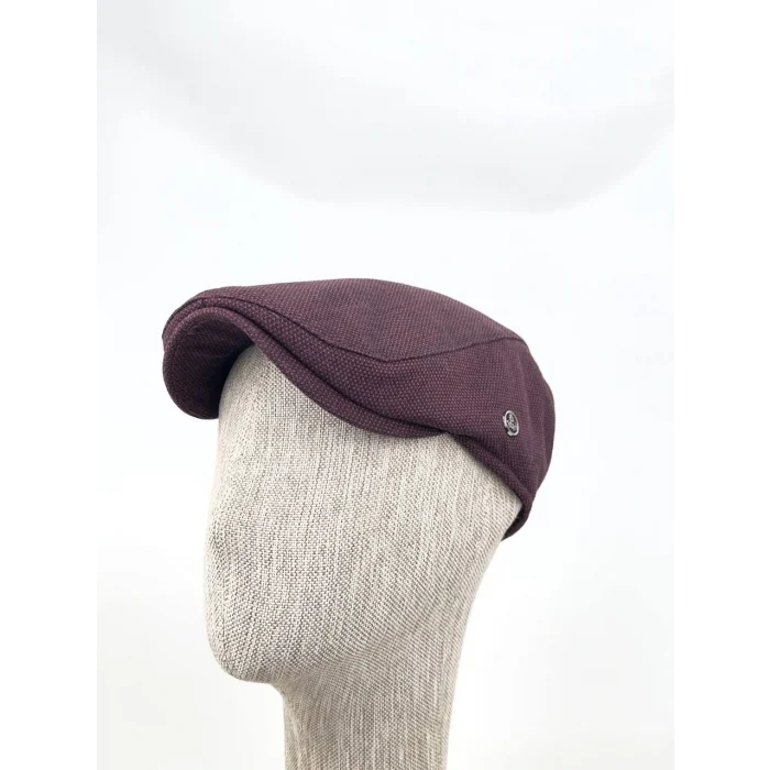 Kışlık Kasket Şapka – Bordo Özel Dokuma, Modern Şıklık Bedensiz Lastikli Model