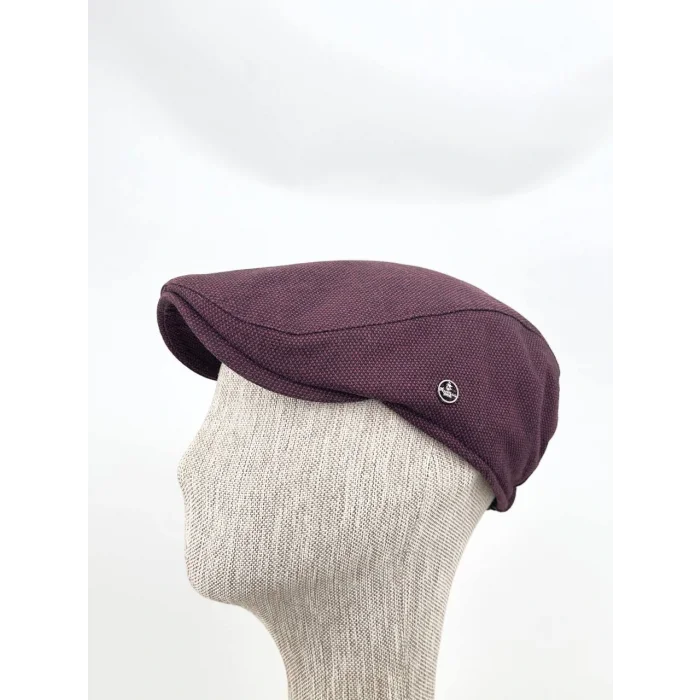 Kışlık Kasket Şapka – Bordo Özel Dokuma, Modern Şıklık Bedensiz Lastikli Model