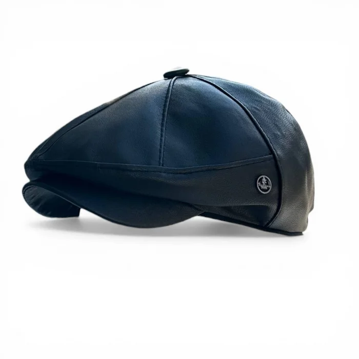Karnas Gerçek Deri Standart Beden Kasket Şapka – Premium Seri
