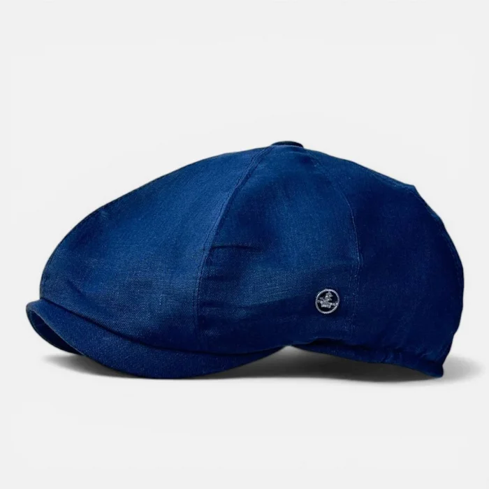 Karnas Gerçek Keten Bedenli Kasket Şapka – Modern Yazlık Seri