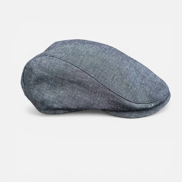 Karnas Keten Kumaş Kasket Şapka – Standart Beden, Yazlık Konfor