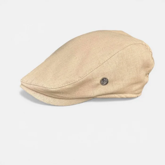 Karnas Doğal Keten Kasket – Standart Beden Seçkin Konfor