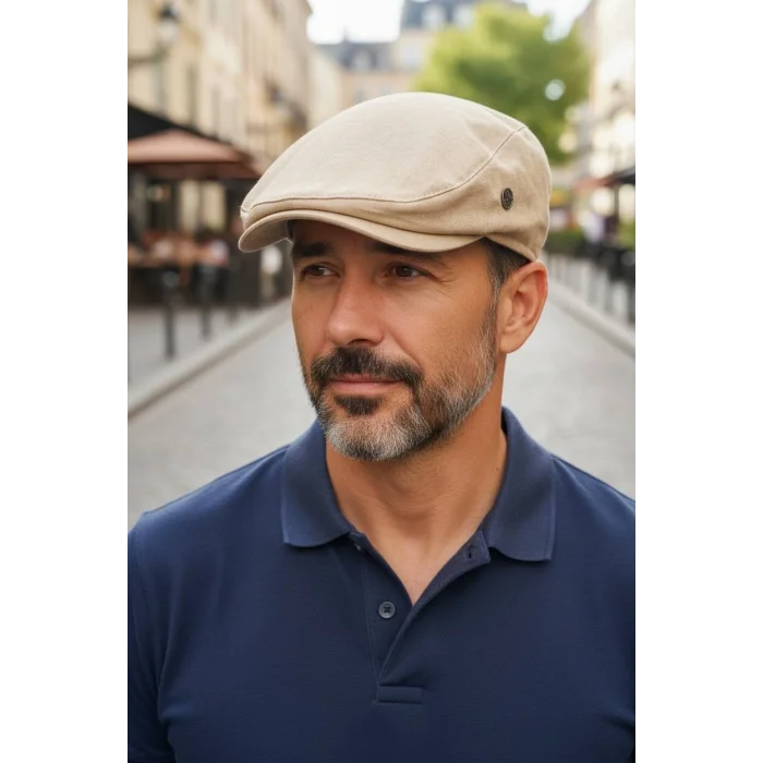 Karnas Doğal Keten Kasket – Standart Beden Seçkin Konfor