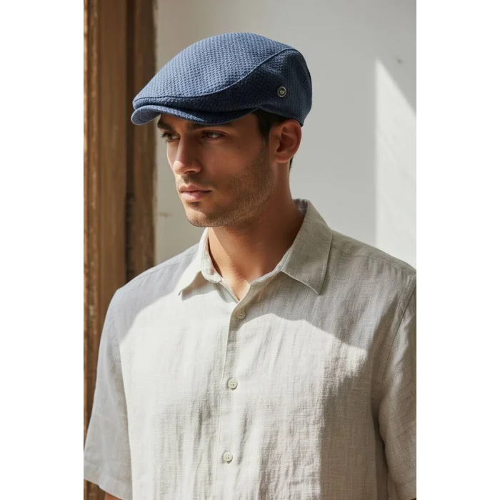 Karnas Pamuk Yazlık Kasket Şapka – Standart Beden & Terletmeyen İnce Kumaş