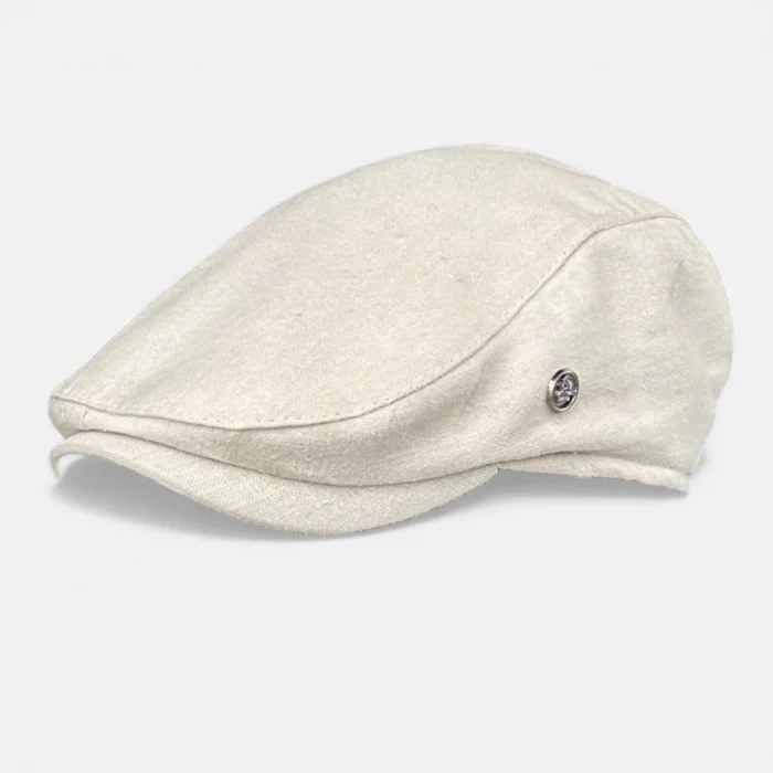 Karnas Pamuk Keten Yazlık Kasket Şapka – Standart Beden & Esnek ve Rahat Kalıp