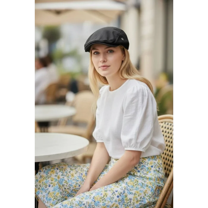 Karnas Bayan Keten Yazlık Kasket Şapka – Standart Beden & Doğal Nefes Alan Premium Tasarım