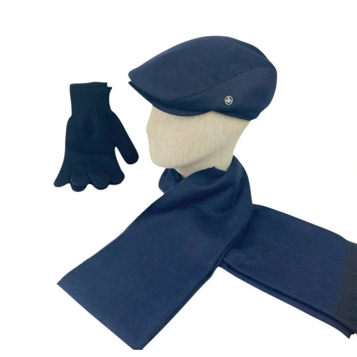 ERKEK YÜNLÜ GÜNLÜK KOMBİN – KASKET ATKI ELDİVEN