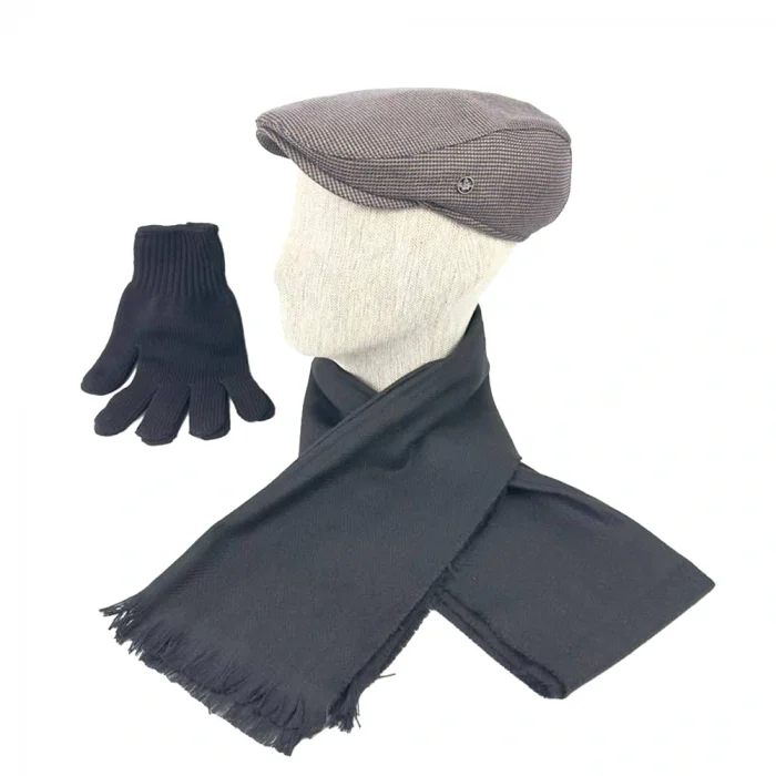 ERKEK YÜNLÜ KIŞA ÖZEL KASKET ATKI ELDİVEN TAKIMI