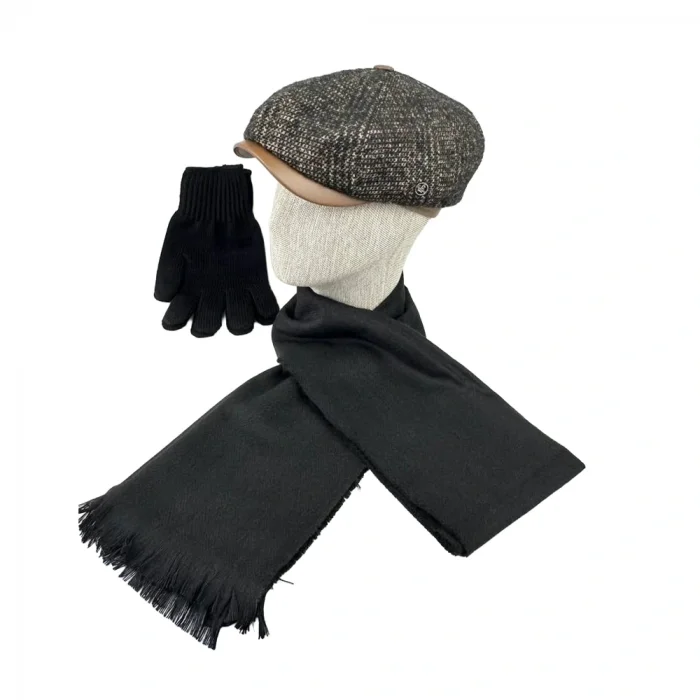 ERKEK YÜNLÜ KIŞLIK KOMBİN – KASKET ATKI ELDİVEN