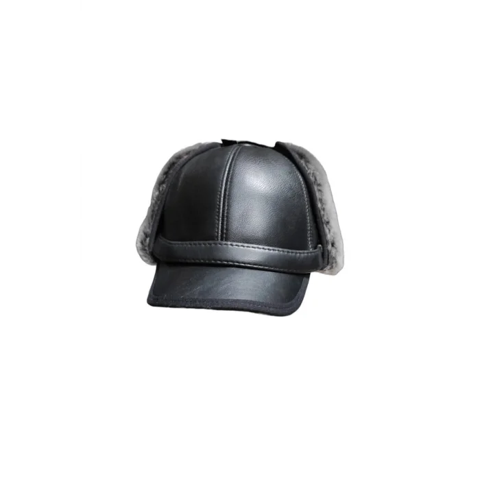 HAKİKİ DERİ KIŞLIK ŞAPKA SİPERLİ PİLOT MODEL