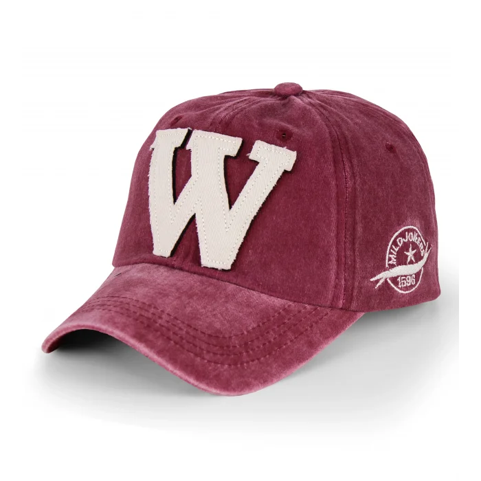 W Eskitme Beyzbol Şapka / Ayarlanabilir Model