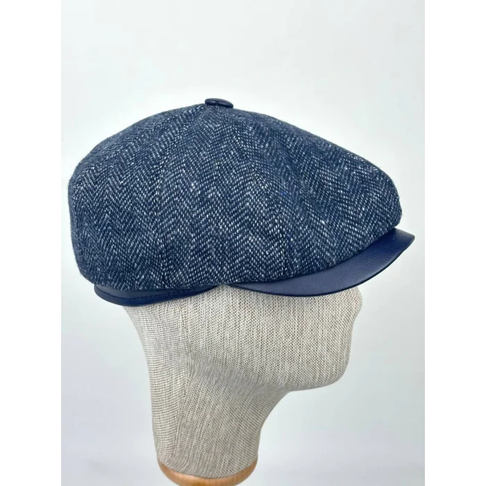 Kışlık Gatsby Kasket Şapka – Yün Karışımlı Kaşe Kumaş