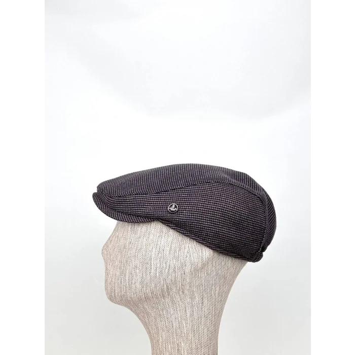 Kışlık Kasket Şapka – İnce Dokuma Şerit Desenli Modern Tasarım Bedensiz Lastikli Model