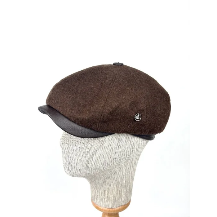 Kışlık Kasket Şapka – Retro Stil Kaşe Kumaş